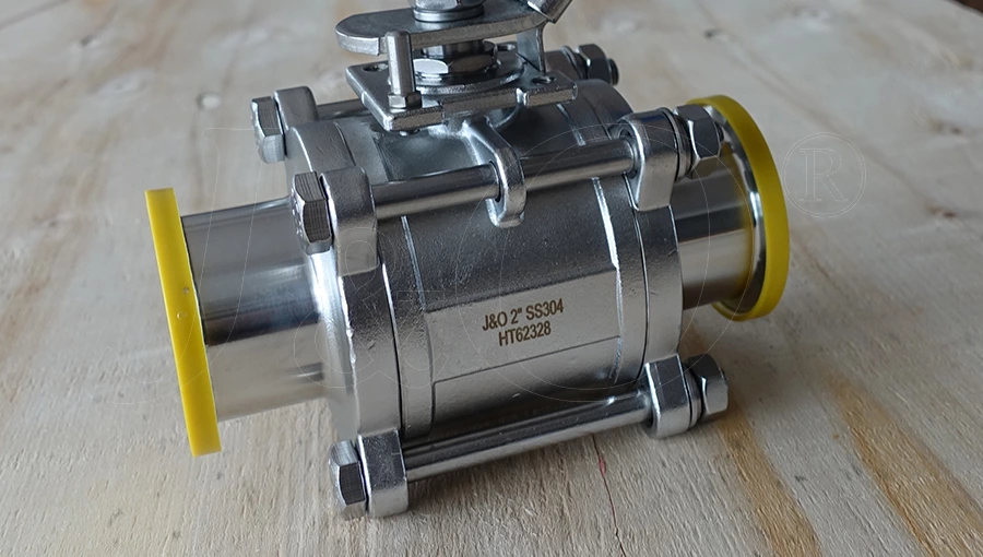 J&O Ball Valve Laser Marking