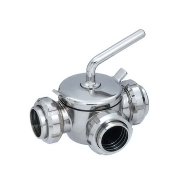 Sanitary Plug Valve with Union