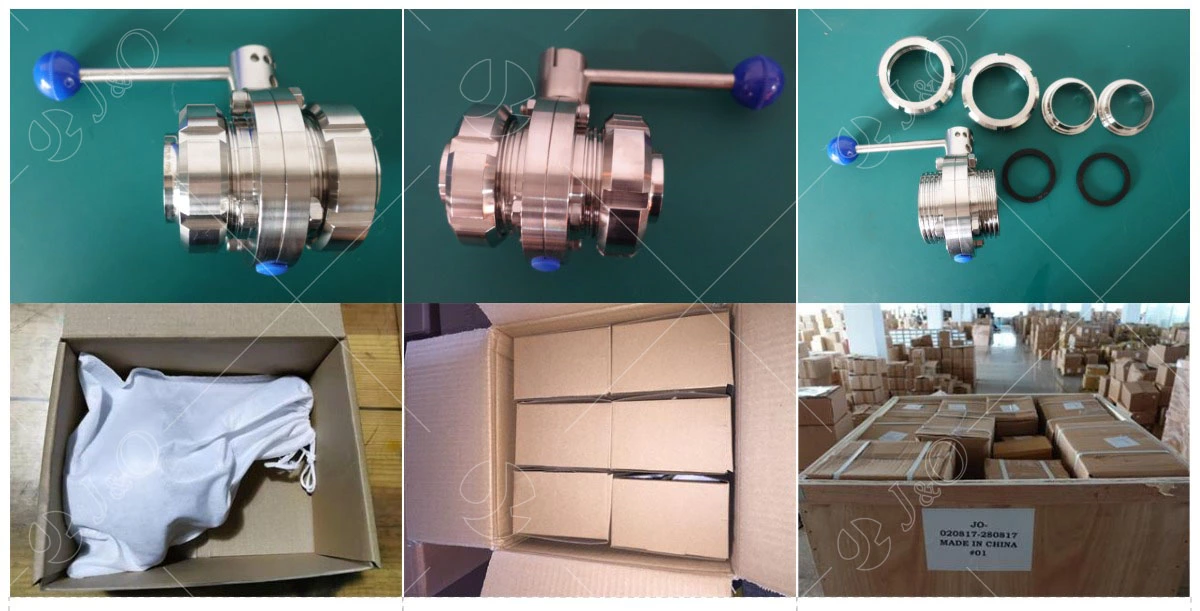 Sanitary Butterfly Valve with Union