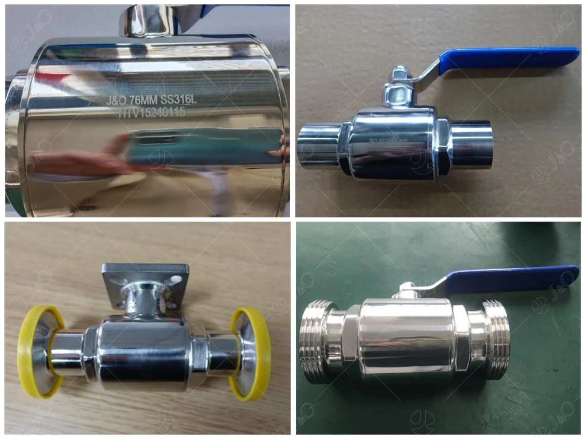 Sanitary Stainless Steel Male Thread Ball Valve