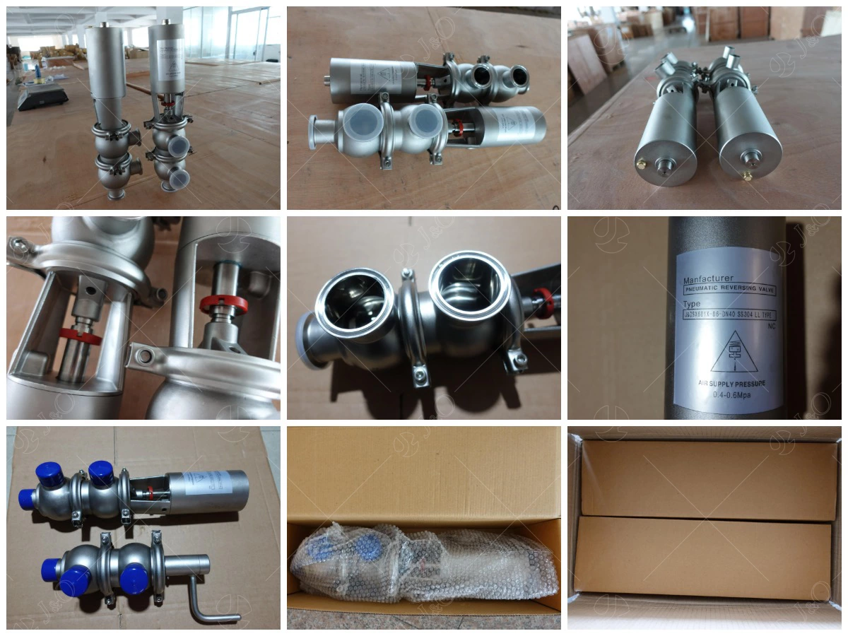Sanitary Stainless Steel Pneumatic Clamp Divert Valve