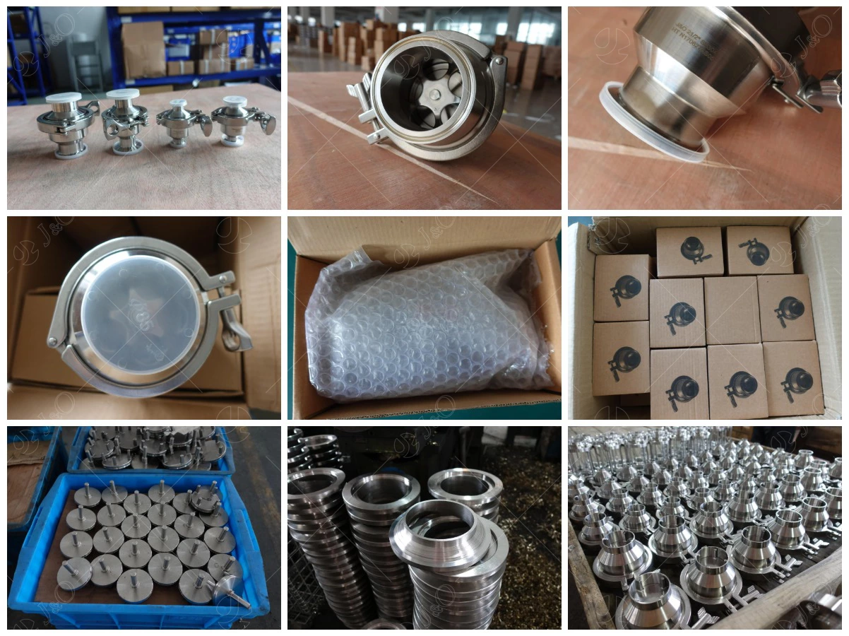 Sanitary Stainless Steel Clamped Check Valve With PTFE Seal