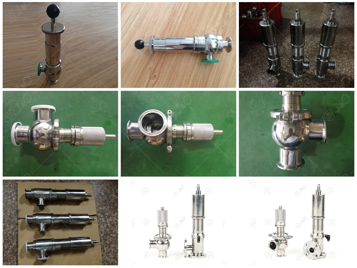 Sanitary Stainless Steel Tri Clamp Safety Valve