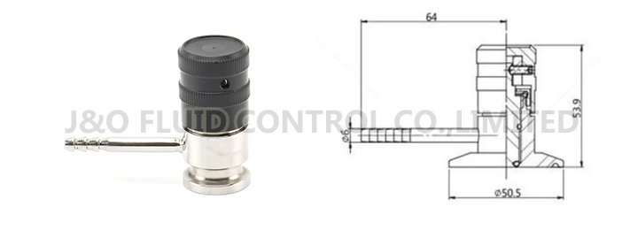 Hygienic Stainless Steel Manual Clamped Sampling Valve