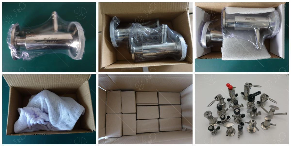 Sanitary Stainless Steel Butt Weld Sampling Valve With SS Handle Wheel