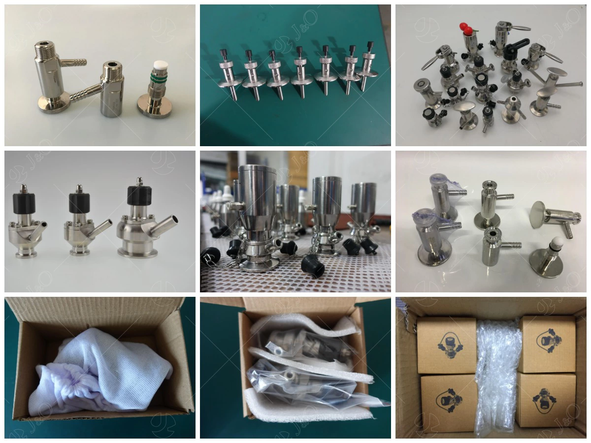 Hygienic Stainless Steel Tank Bottom Aseptic Sterile Sampling Valve