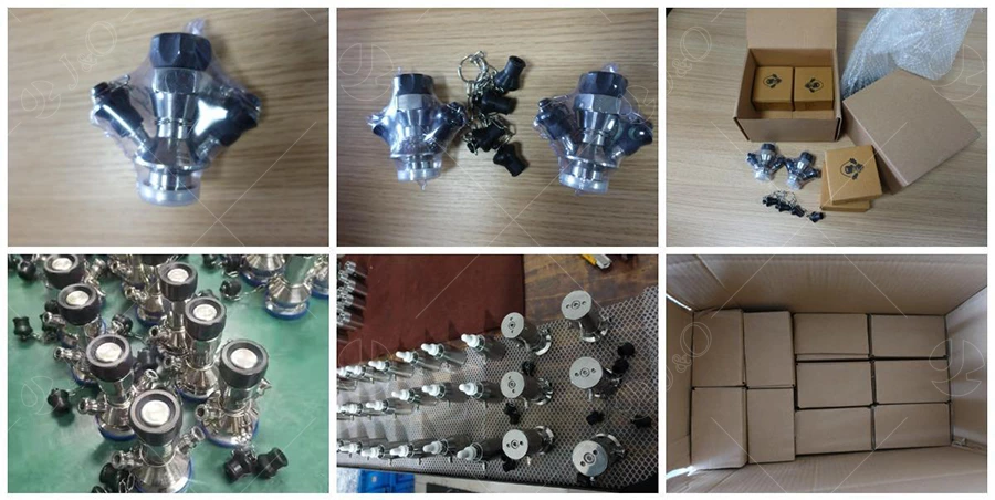 Stainless Steel Sanitary Tri Clamp Aseptic Sampling Valve