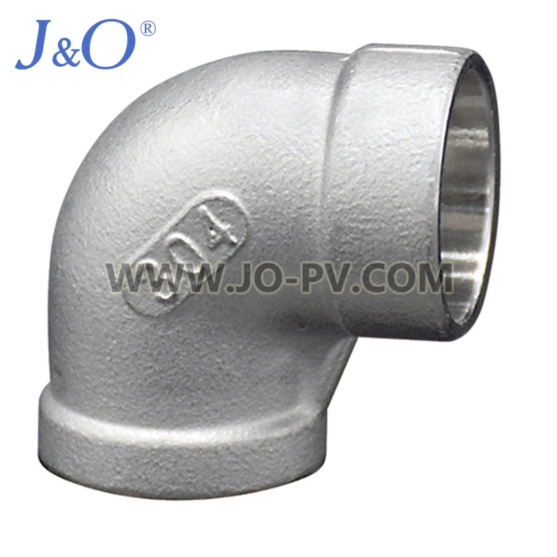 150LBS Stainless Steel 90 Degree Socket Weld Female Elbow