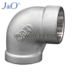 150LBS Stainless Steel 90 Degree Socket Weld Female Elbow