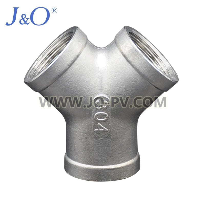 150LBS Stainless Steel Casting Female Y Type Tee