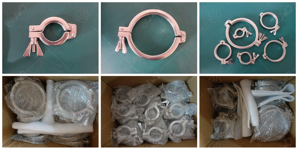 Sanitary Stainless Steel 13EU Double Pin Clamp