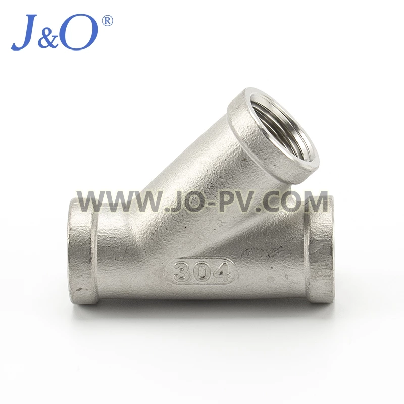 Stainless Steel 150LBS 45 Degree Female Tee