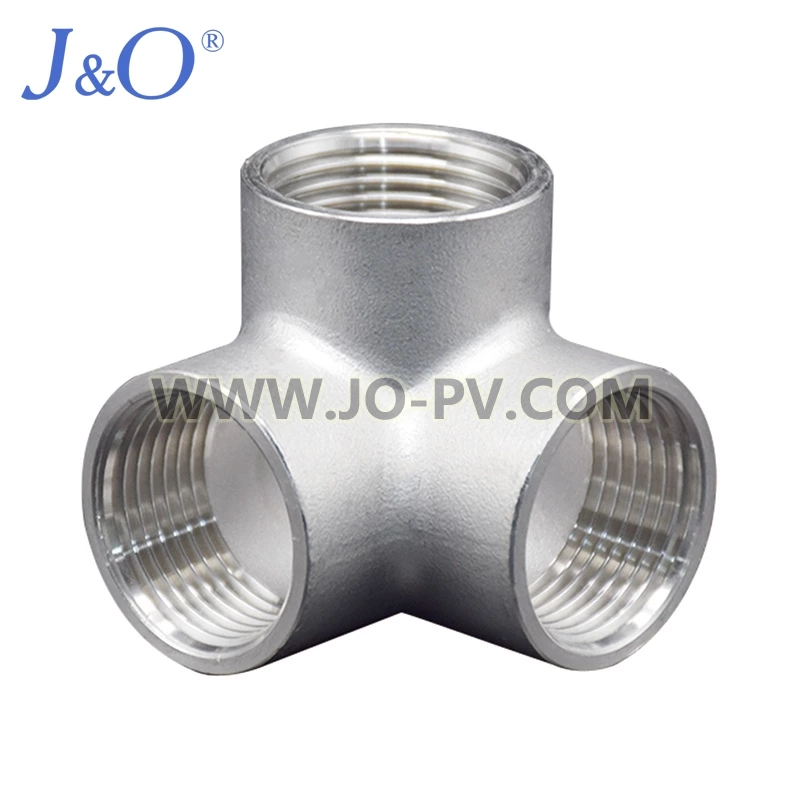 Stainless Steel Thread Female Three Dimensional Tee