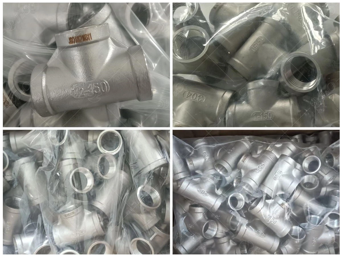 Cast Steel Pipe Fittings 150LB Equal Tee