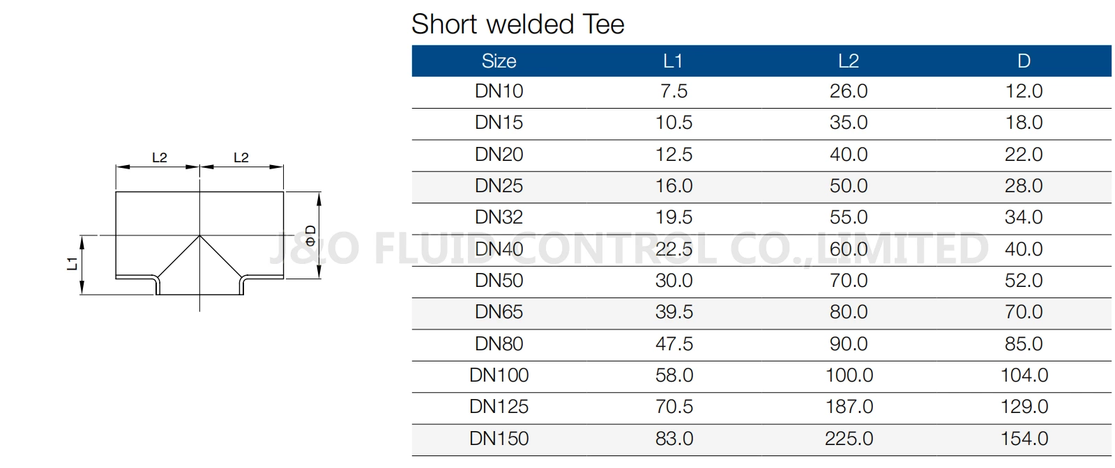 Sanitary Tee Welding