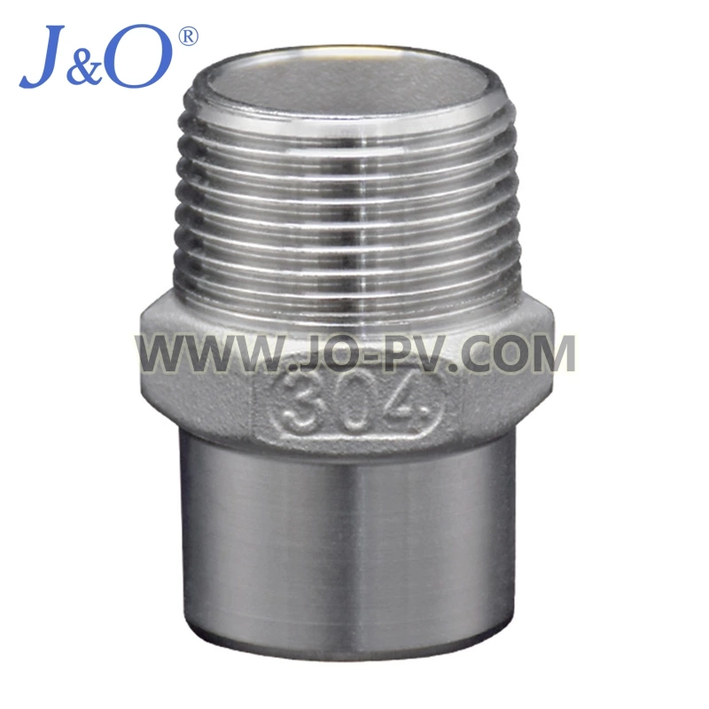 Stainless Steel Butt Weld-Male Hexagon Nipple