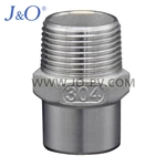 Stainless Steel Butt Weld-Male Hexagon Nipple