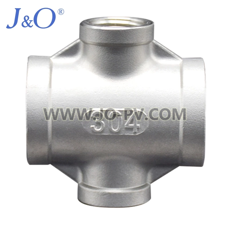 Stainless Steel 150LBS Casting Reducing Female Cross