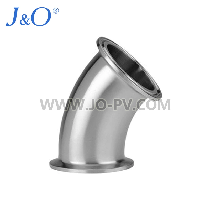 Sanitary 45 Degree Elbow Clamp