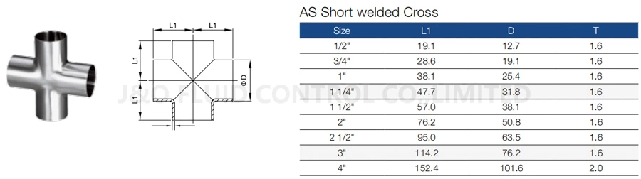 Sanitary Cross Welding