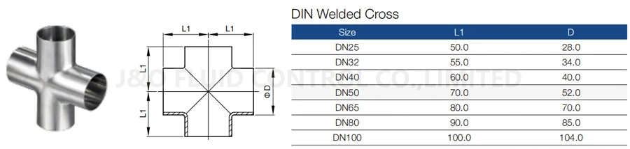 Sanitary Cross Welding