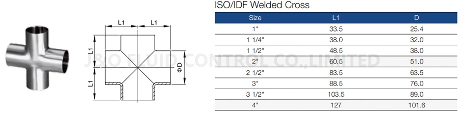 Sanitary Cross Welding