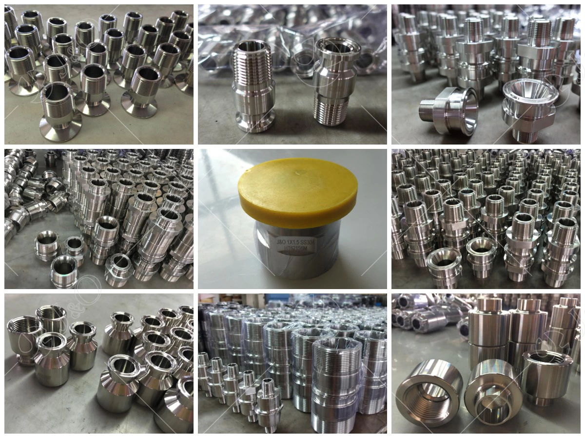 Sanitary Stainless Steel Hexagon Female-Clamped Adapter
