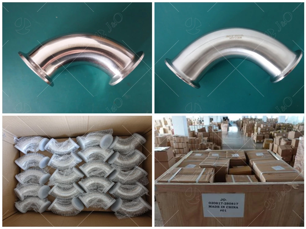 Sanitary 90 Degree Elbow Clamp