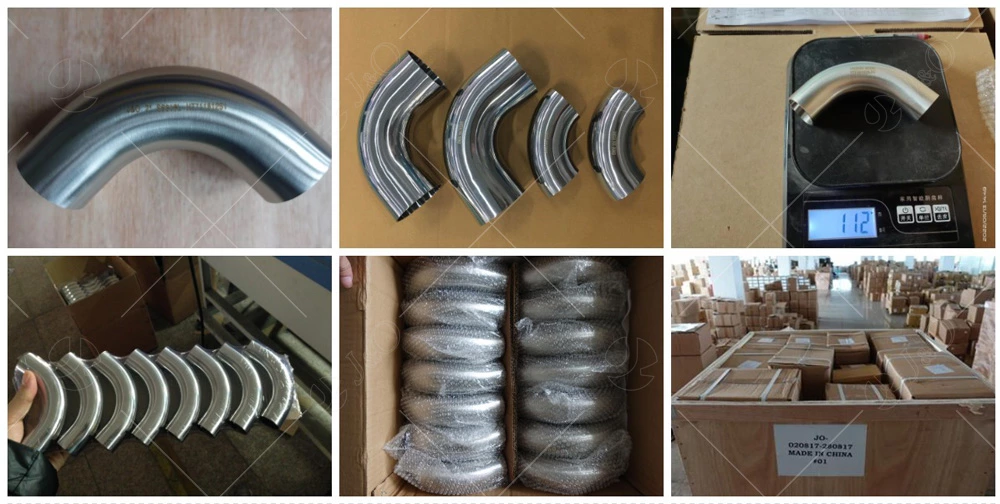 Sanitary 90 Degree Elbow Welding Long