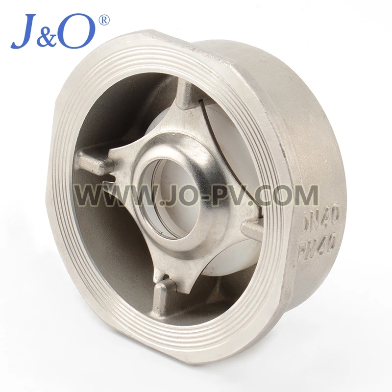 Stainless Steel Wafer Type Check Valve With PTFE Soft Seat