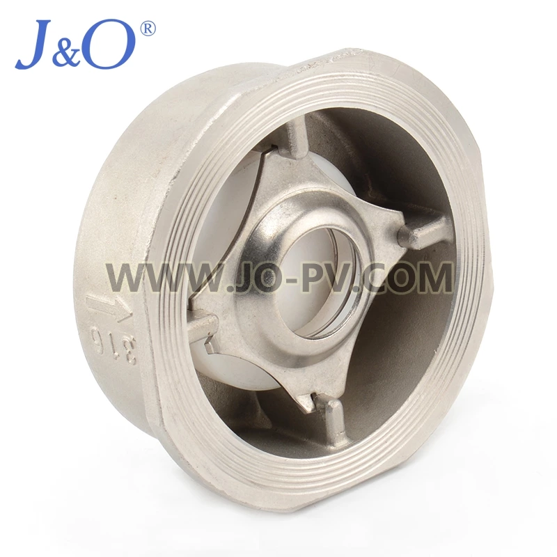Stainless Steel Wafer Type Check Valve With PTFE Soft Seat