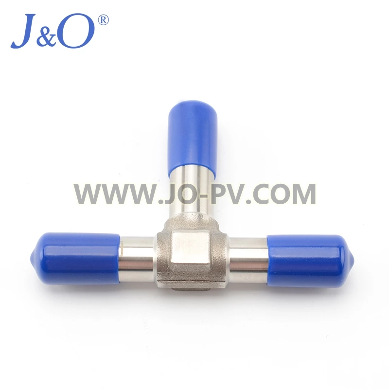 Stainless Steel Butt Weld Long Tee For Semiconductor