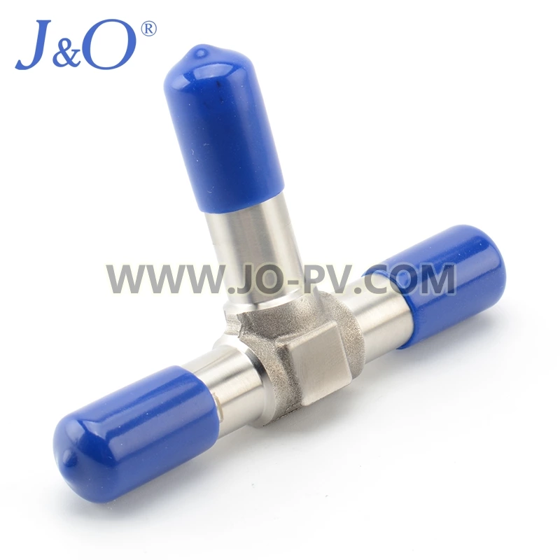 Stainless Steel Butt Weld Long Tee For Semiconductor