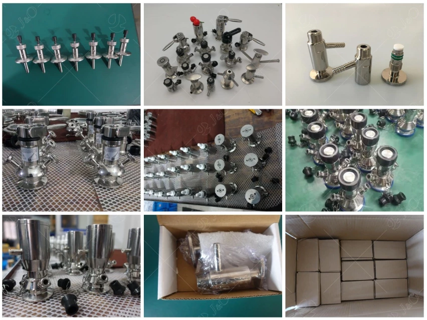 Hygienic Stainless Steel Aseptic Sampling Valve With Single Port