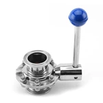 Santiary Punching Center Line Butterfly Valve