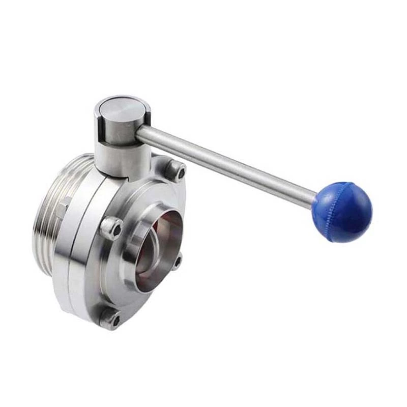 Sanitary Butterfly Valve Male-Weld