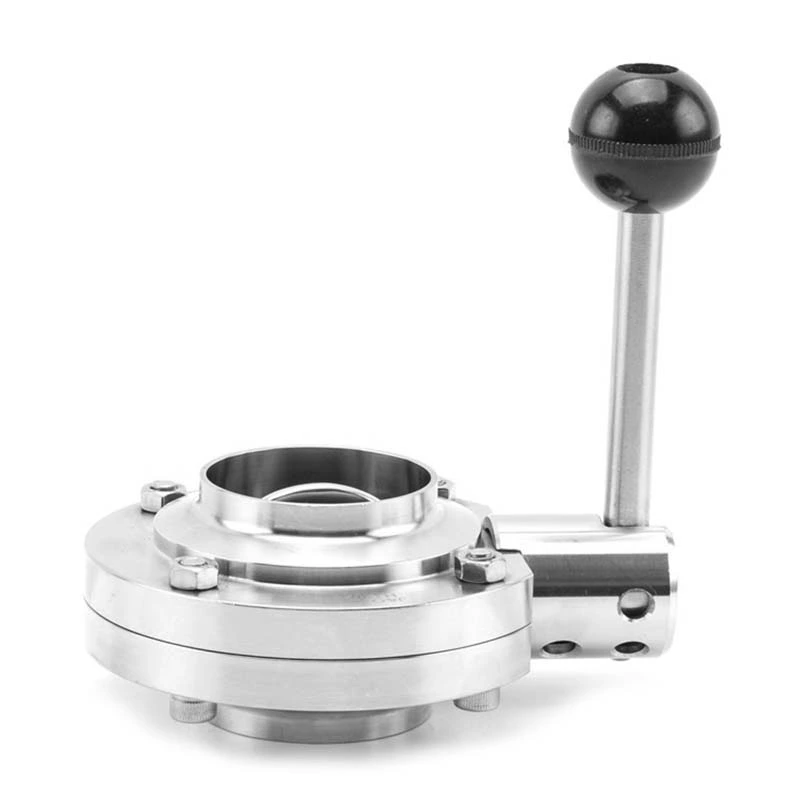 Sanitary Butterfly Valve Weld-Weld