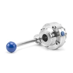 Sanitary Butterfly Valve 4 Positions Handle