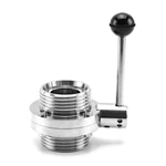 Sanitary Butterfly Valve Male-Male