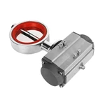 Pneumatic Sanitary Stainless Steel Wafer Type Butterfly Valve
