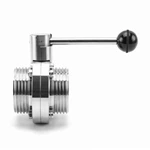 Sanitary Butterfly Valve Male-Male