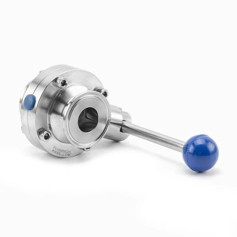 Sanitary Butterfly Valve 4 Positions Handle