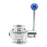 Sanitary Butterfly Valve 4 Positions Handle