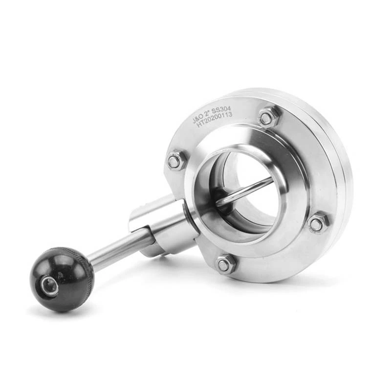Sanitary Butterfly Valve Weld-Weld