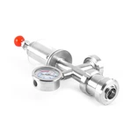Sanitary Stainless Steel Air Release Valve With Pressure Guage