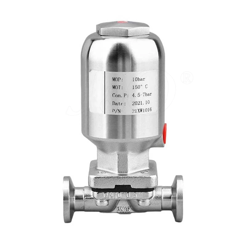 The Valve Body And Diaphragm Materials Of The Aseptic Diaphragm Valve Can Withstand High Temperature And High Pressure Steam Cleaning