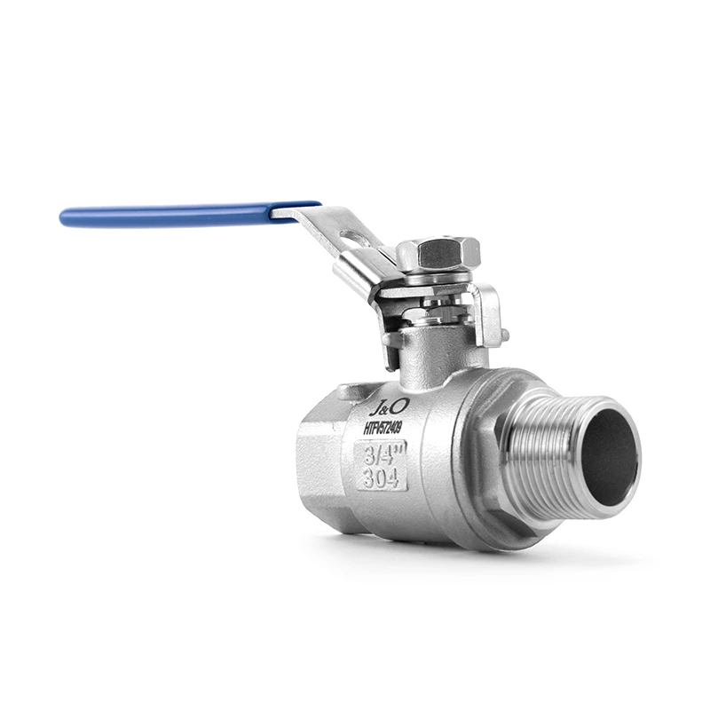 1000WOG Stainless Steel Male Female 2PCS Ball Valve