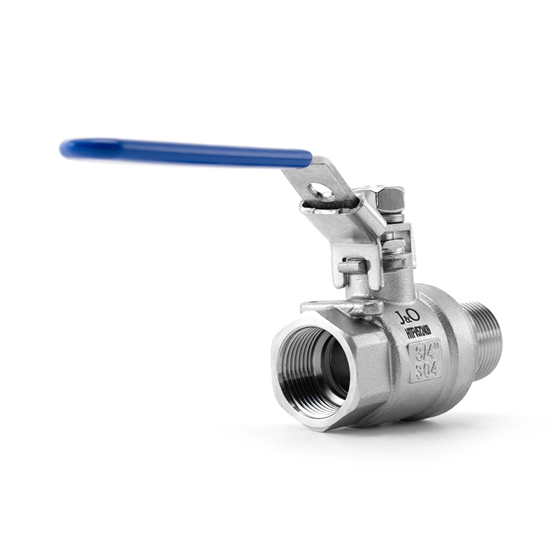 1000WOG Stainless Steel Male Female 2PCS Ball Valve