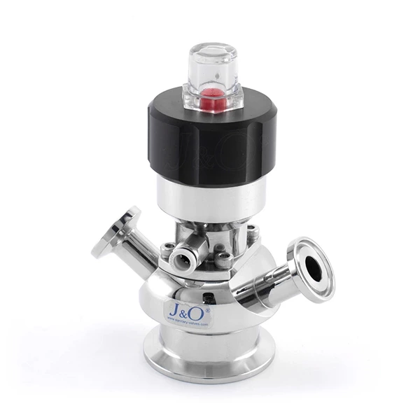 Sanitary Stainless Steel Clamped Pneumatic Aseptic Sampling Valve
