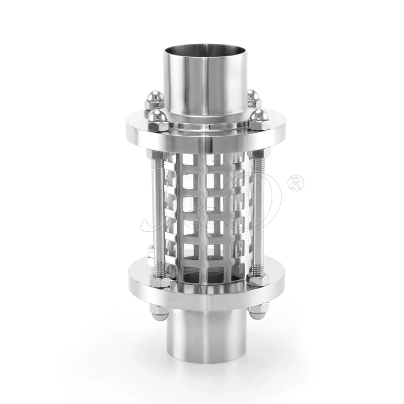 Sanitary Extended Welding Sight Glass With Net